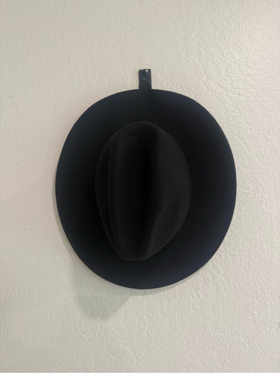 NWT Gigi Pip Wes Fedora Black size M/L 59 display picture 2